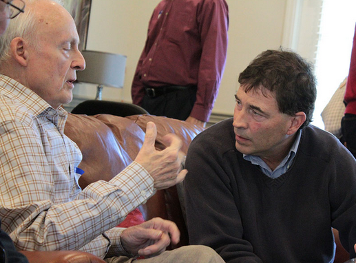 Troy meeting with constituents